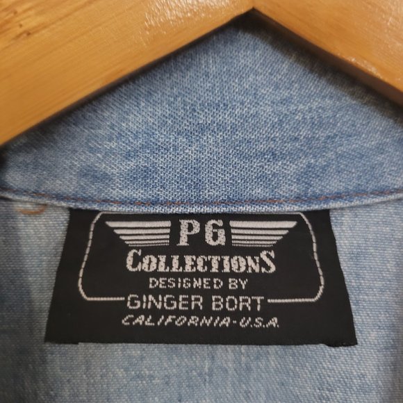 Long Sleeve Vintage Denim Dress Size 12 - Picture 3 of 14